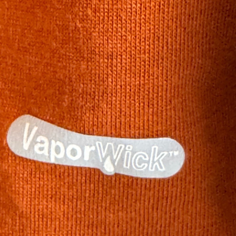 The North Face Vapor Wick Orange Long Sleeve Tee - Picture 5 of 5
